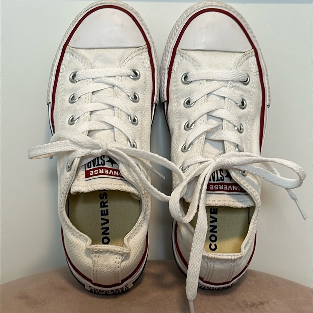 White Chuck Taylor All Star Converse Canvas in size 13.5!